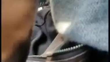 Paki college beauty blowjob to her bf in car