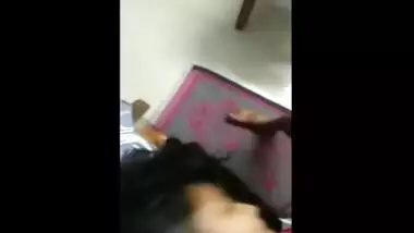 Desi college girl Nirupama loves sucking lover’s dick