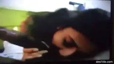 CHIKMANGALUR busty len babe sucking huge cock