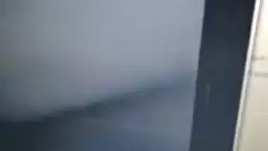 During video chat Desi gal reluctantly flashes BF her medium XXX tits