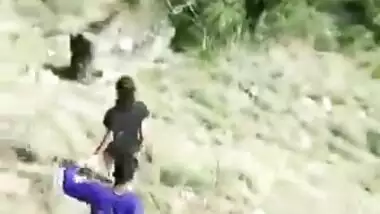 jungal me gf ki chudayi