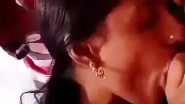 Bhabi sucking dick outdoor