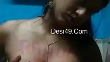 Today Exclusive -horny Indian Girl Record Her Nude Video For Lover